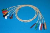 EKG kabel PD-H-2 L 60 cm do monitoru KM (system DIN)