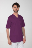 Pánská barevná zdravotnická košile M-074C, švestková