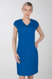 Dámské zdravotnické šaty s elastanem M-373X, modrá