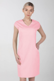 Dámské zdravotnické šaty s elastanem M-373X, světle růžová