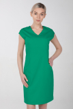 Dámské zdravotnické šaty s elastanem M-373X, zelená