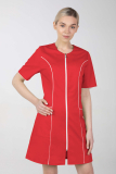 Dámské zdravotnické šaty M-173C, červená