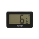 Xavax digitální teploměr do chladničky/mrazničky, černý