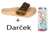 Lanaform Dynastatic Anticelulitidní dřeváky na hubnutí: BROWN + Dárek krém