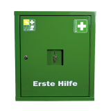  Lékárnička EUROSAFE - ocelová skříňka bez náplně, zelená