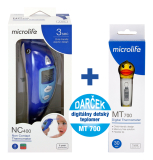 Bezkontaktní teploměr, Microlife NC 400 + teploměr Microlife MT 700 