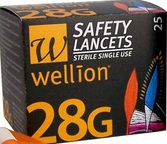 Bezpečnostní lancety Wellion Safety Lancets 28G - 25ks