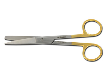 Zakřivené nůžky, tupě / ostré - 14,5 cm - Gold Line