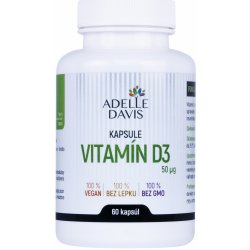 Adelle Davis Vitamín D3 60kps