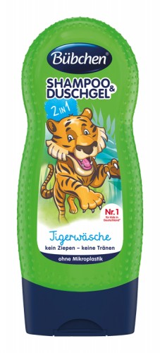 Bübchen Kids šampon a sprchový gel 2v1 Hravý tygr 230ml 