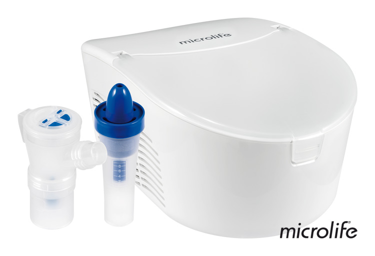 Kompresorový inhalátor s nosní sprchou, Microlife NEB PRO Profesional 2v1 