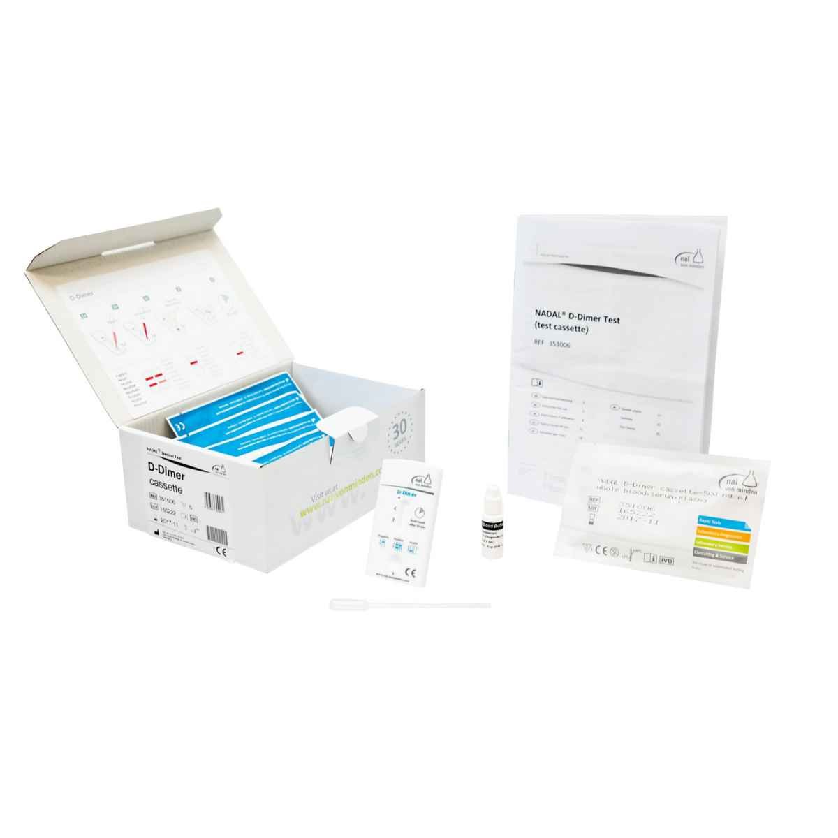 D-Dimer rychle test, 5 testů