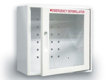Stěnový depozit s alarmem pro defibrilátor I-PAD NF 1200 a I-PAD CU-SP1