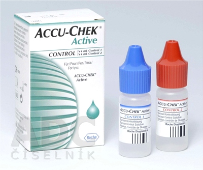 Accu-Chek Active Glucose Control, kontrolní roztok 2x4 ml