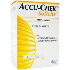 Accu-Chek Softclix Lancet 100, lancety do odběrového pera 1x100 ks