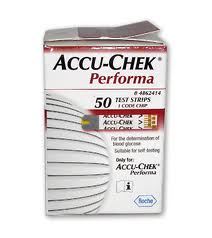 Accu-Chek Performa/Aviva 50, testovací proužky pro glukometr 1x50 ks