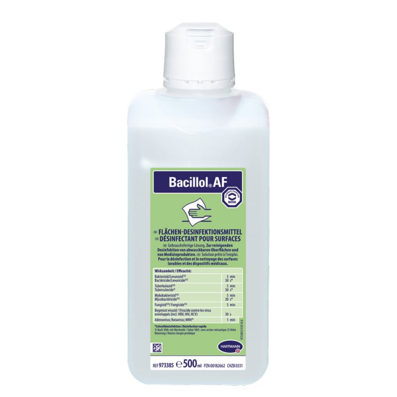 Bacillol® AF, 500 ml - Alkoholový přípravek na rychlou dezinfekci ploch (128797)