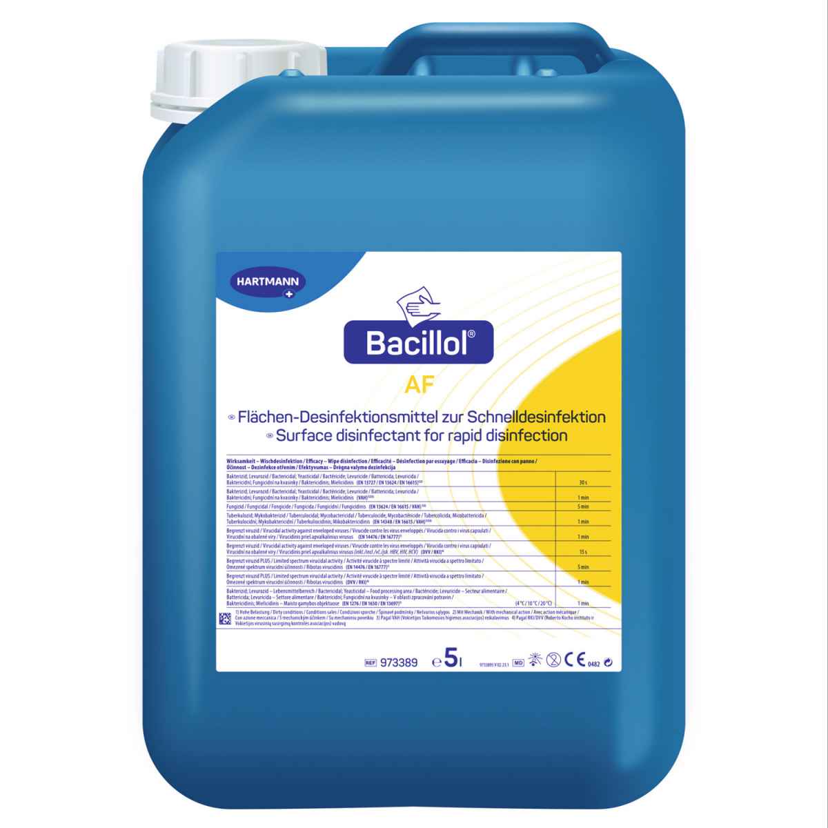 Bacillol® AF, 5 l - Alkoholový přípravek na rychlou dezinfekci ploch (128799)