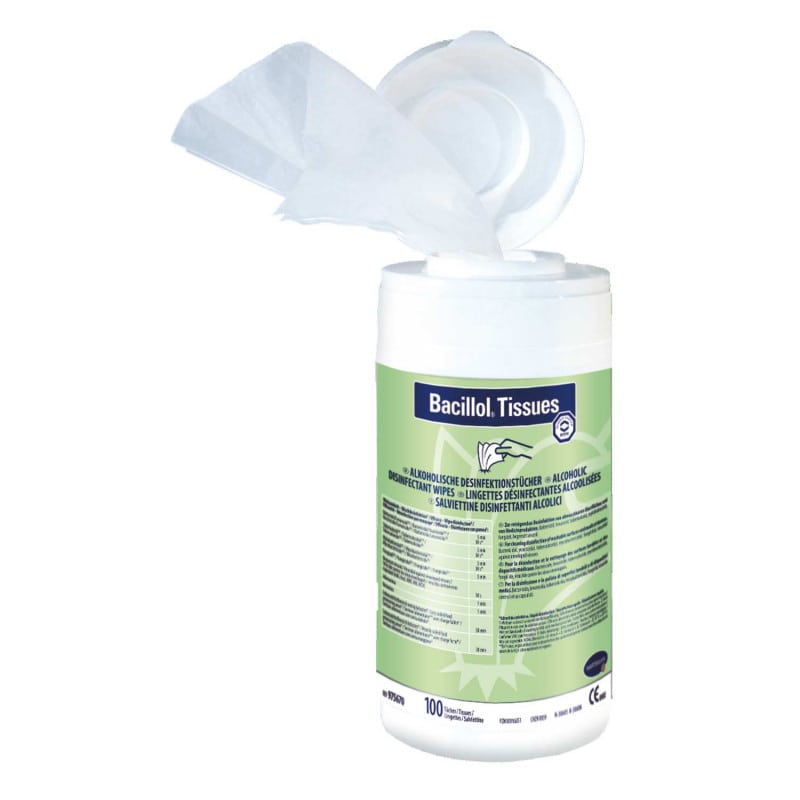 Bacillol® Tissues, Dóza + dezinfekční utěrky (128791)