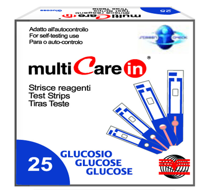 Glukózových proužky pro Multicare IN, 50 ks