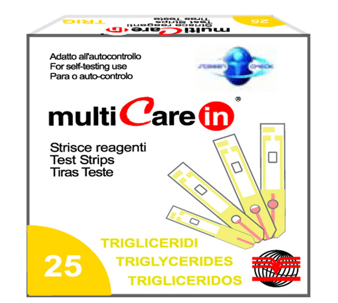 Triglyceridy proužky pro Multicare IN, 5ks