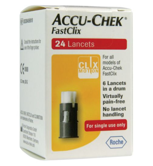 Accu-Chek® Fastclix Lancet 24, lancety do odběrového pera 1x24 ks