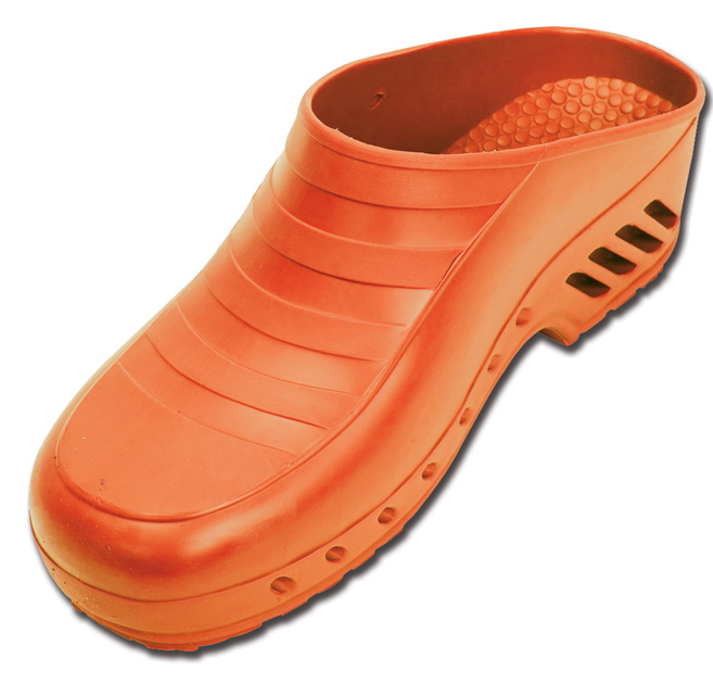Zdravotnické kroksy - Antistatické, autoklávovatelné při 134 ° C, oranžová barva