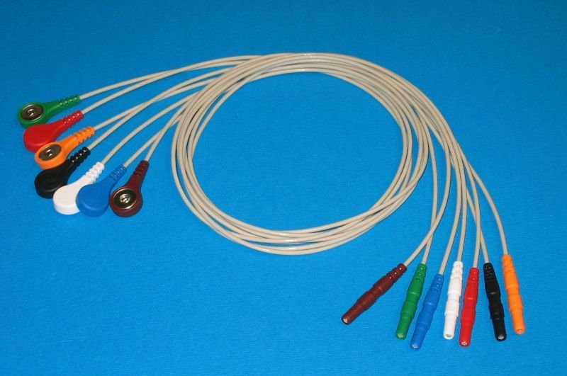 EKG kabel PD-H-2 L 60 cm do monitoru KM (system DIN)