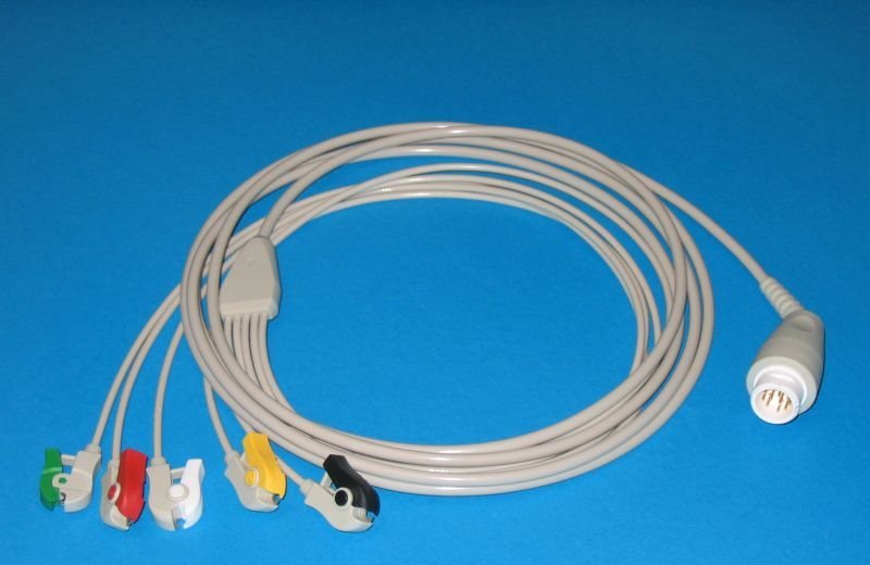 EKG kabel KB-5-M/1-42a do monitoru Agilent, Mindray, HP, Philips