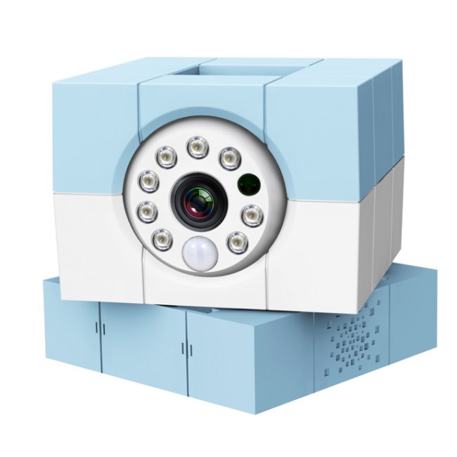 Dětská chůvička Amaryllo iBabi 360 HD modrá