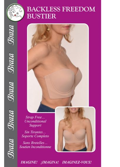 Braza - BACKLESS FREEDOM BUSTIER, samodržící podprsenka bez ramínek (3503-26)