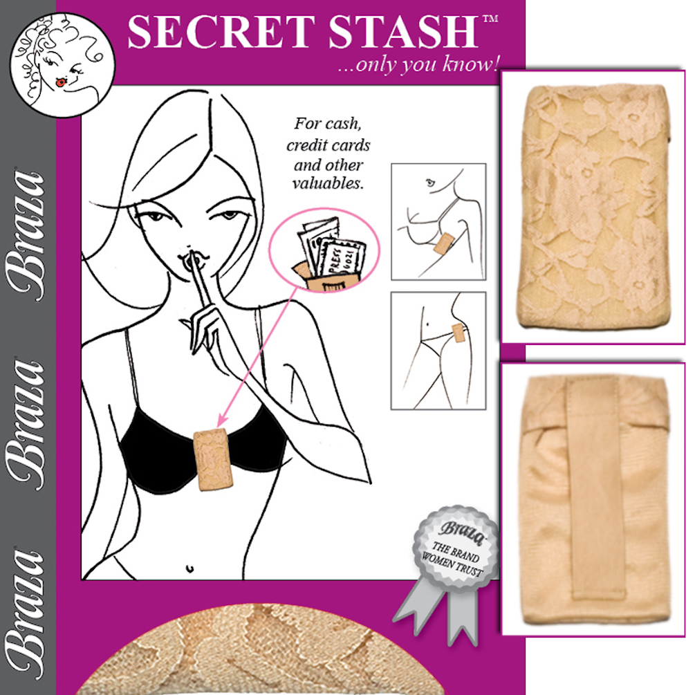 Braza - SECRET STASH, Pouzdro na podprsenku (8090-26)