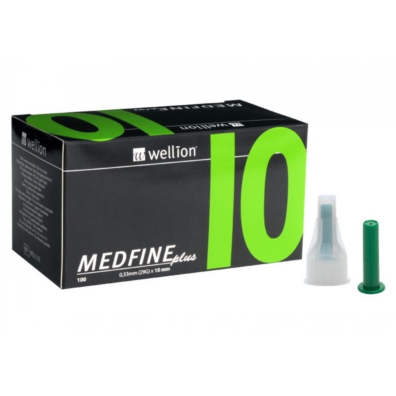 Jehla Wellion Medfine plus Penneedles 10 mm, 100ks