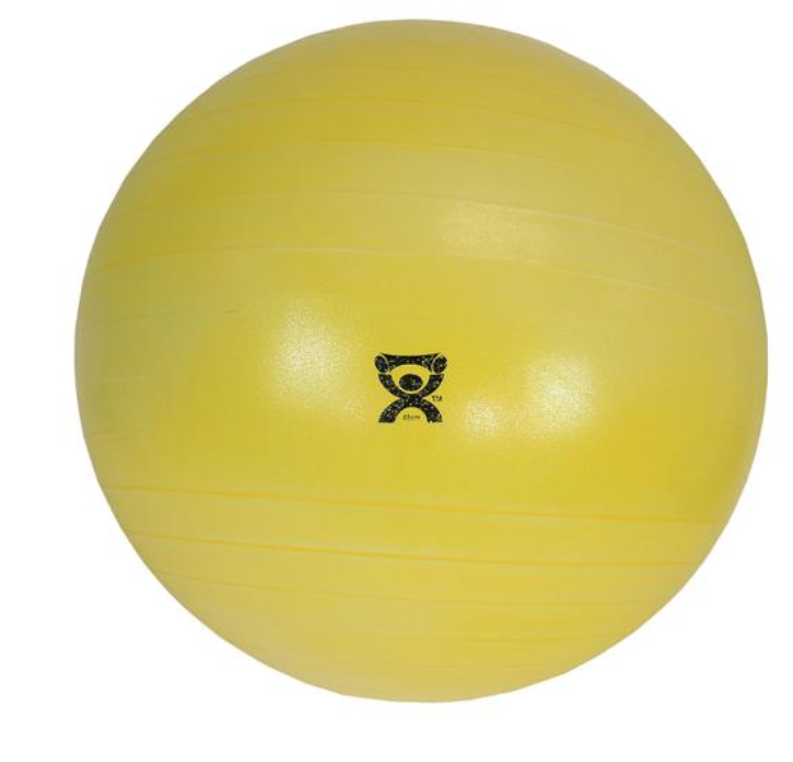 CanDo Gymnastický míč, průměr 45 cm, žlutá