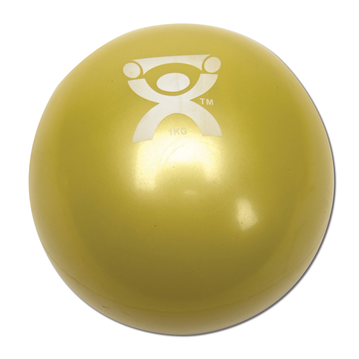 CanDo Posilovací míč - 1,0kg, žlutá