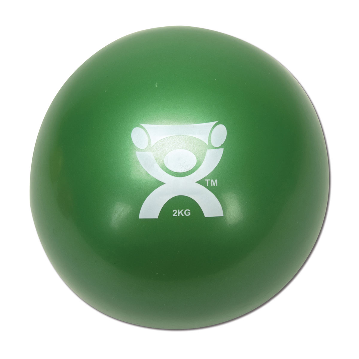 CanDo Posilovací míč - 2,0kg, zelená