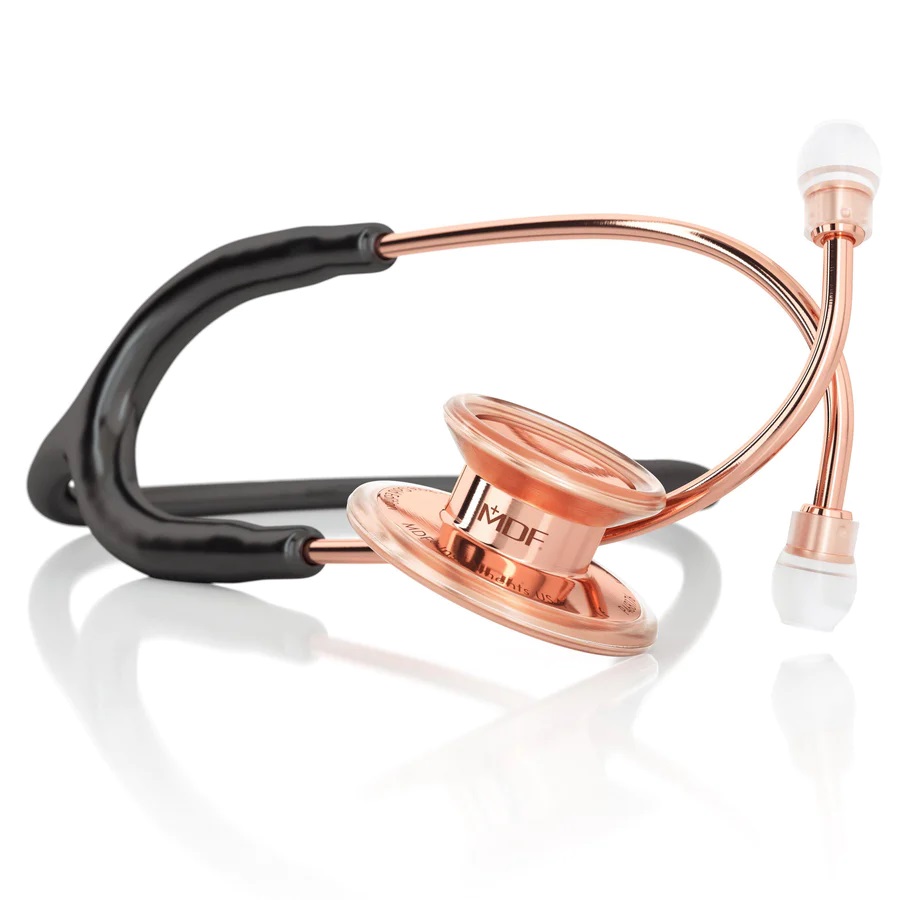 MDF 777 MD One™ Stainless Steel Premium Dual Head – Rose Gold - Black