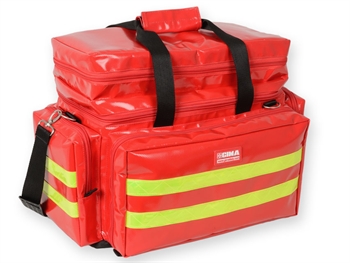 Záchranářská taška - střední, prázdná, červená barva