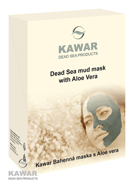 Kawar Pleťová maska s minerálmi z Mŕtveho mora 4 x 75g 
