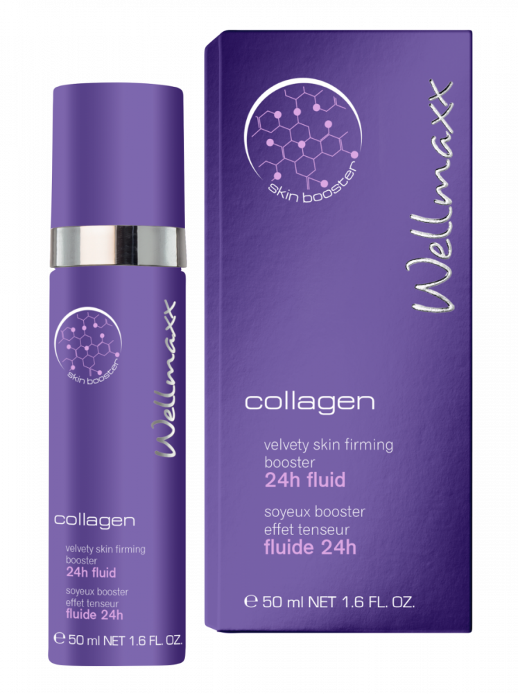 Wellmaxx Collagen velvety skin firming booster 24h fluid 50ml