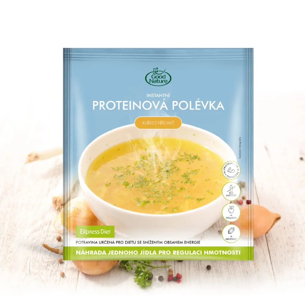 Proteinová polévka s kuřecí příchutí Express Diet, 58 g 